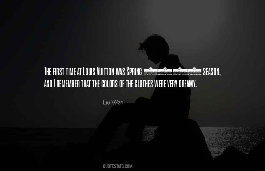 Liu Wen Quotes #212169