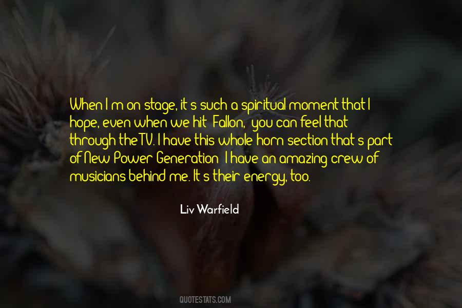 Liv Warfield Quotes #329559