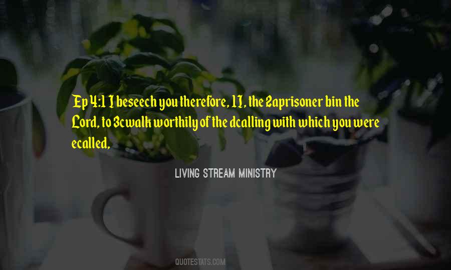 Living Stream Ministry Quotes #351137
