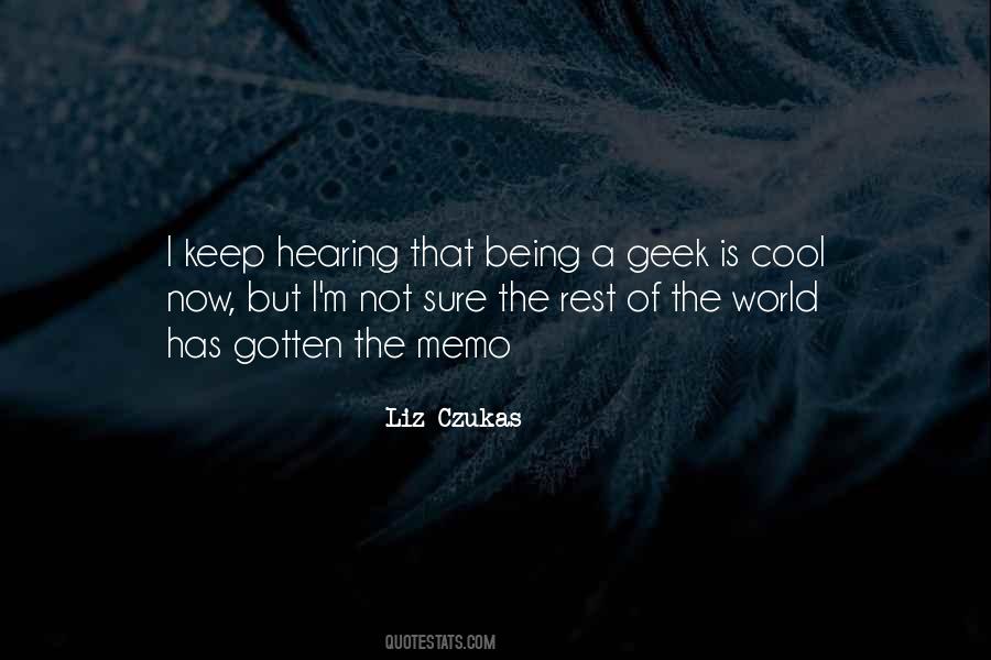 Liz Czukas Quotes #1222318