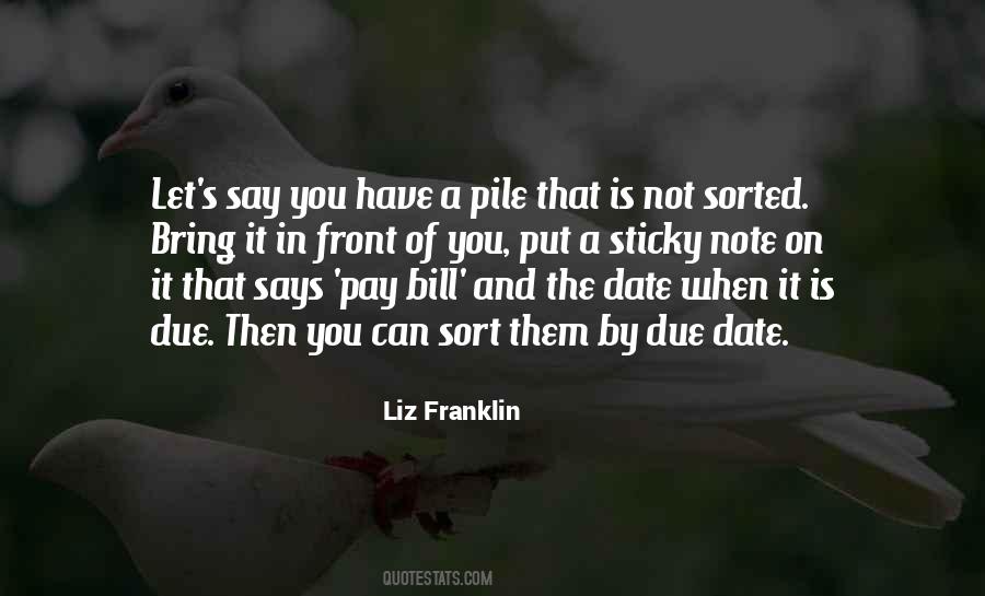 Liz Franklin Quotes #688977