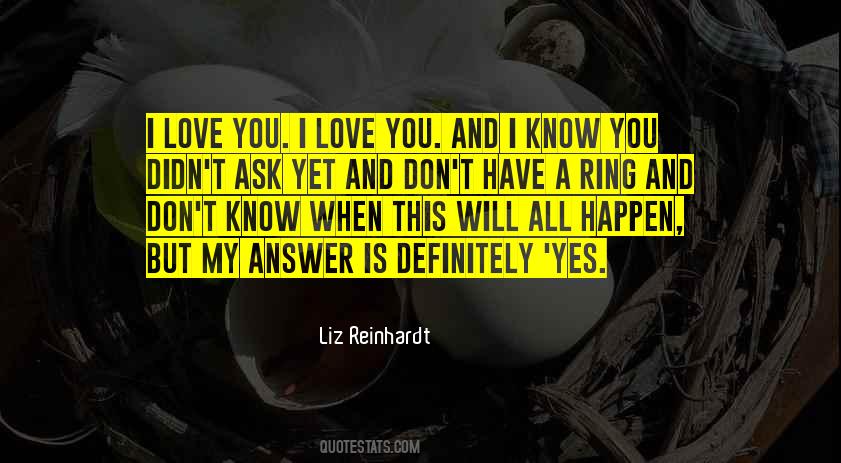 Liz Reinhardt Quotes #1863174
