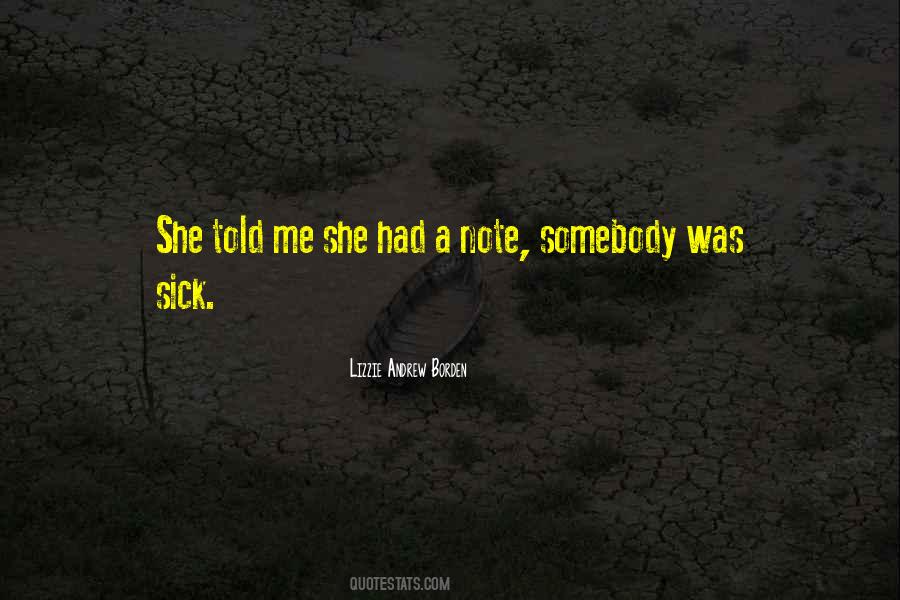 Lizzie Andrew Borden Quotes #1280078