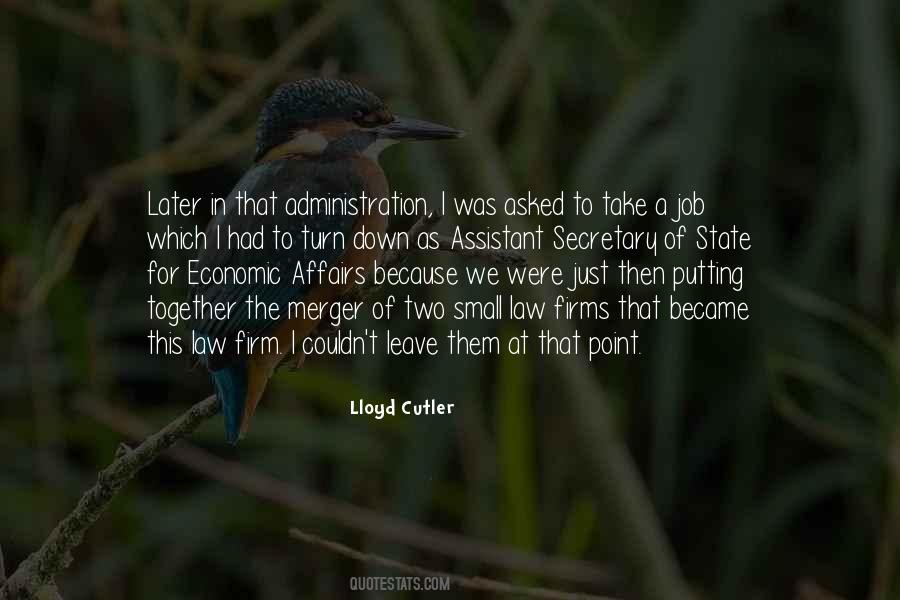 Lloyd Cutler Quotes #1068086