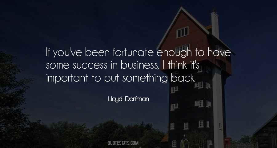 Lloyd Dorfman Quotes #22331