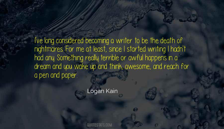 Logan Kain Quotes #680359