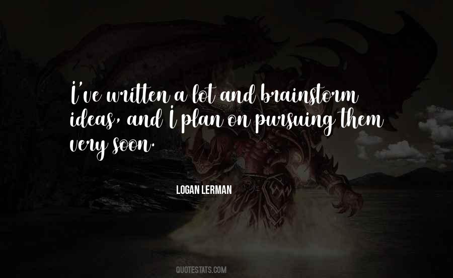 Logan Lerman Quotes #582838