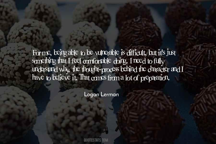 Logan Lerman Quotes #993116