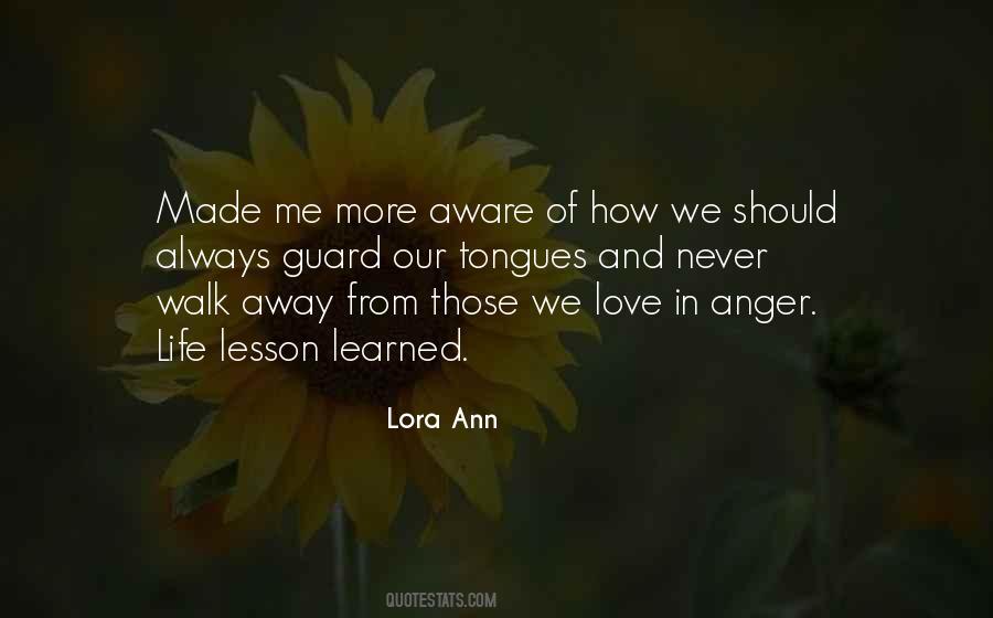 Lora Ann Quotes #1822261