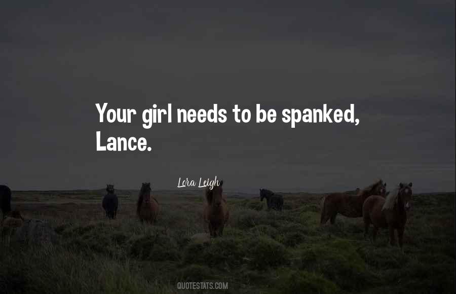 Lora Leigh Quotes #1625895