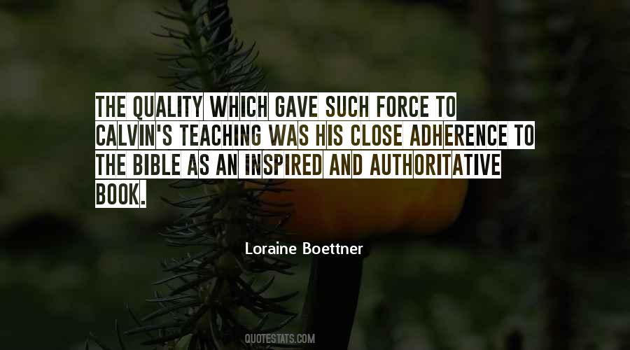 Loraine Boettner Quotes #1467719