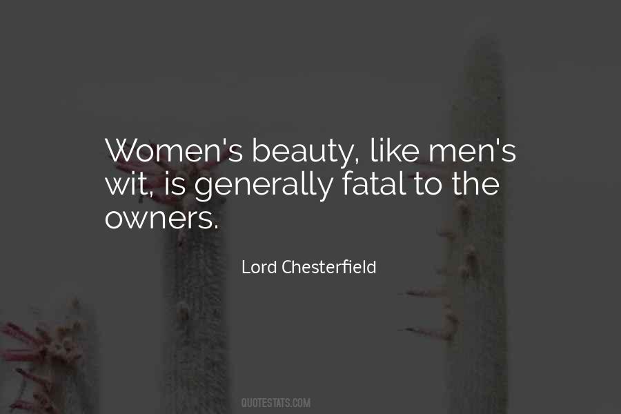 Lord Chesterfield Quotes #1314872