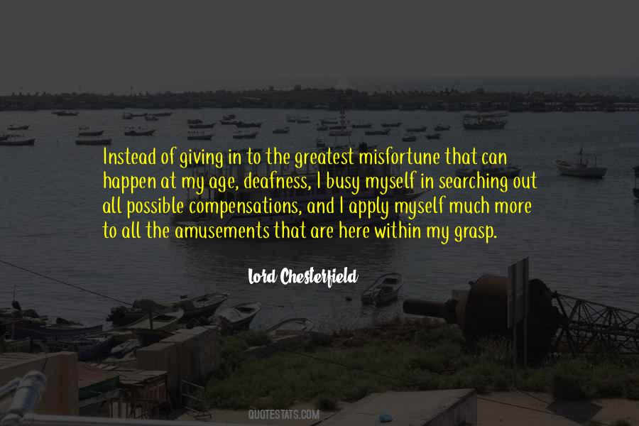 Lord Chesterfield Quotes #1332075