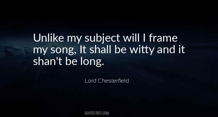 Lord Chesterfield Quotes #1373876