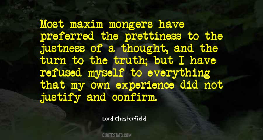 Lord Chesterfield Quotes #1584531
