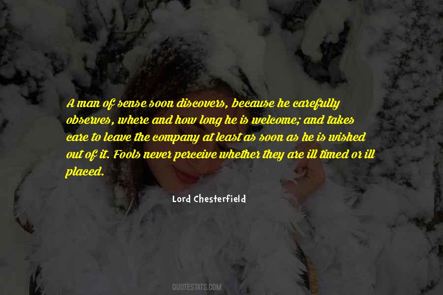 Lord Chesterfield Quotes #160711