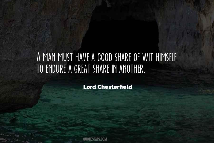 Lord Chesterfield Quotes #1623376