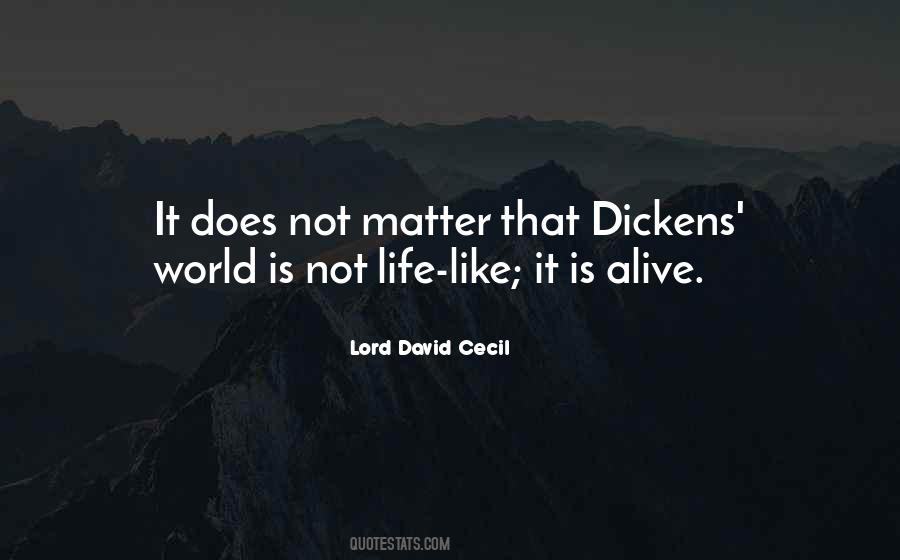 Lord David Cecil Quotes #27835