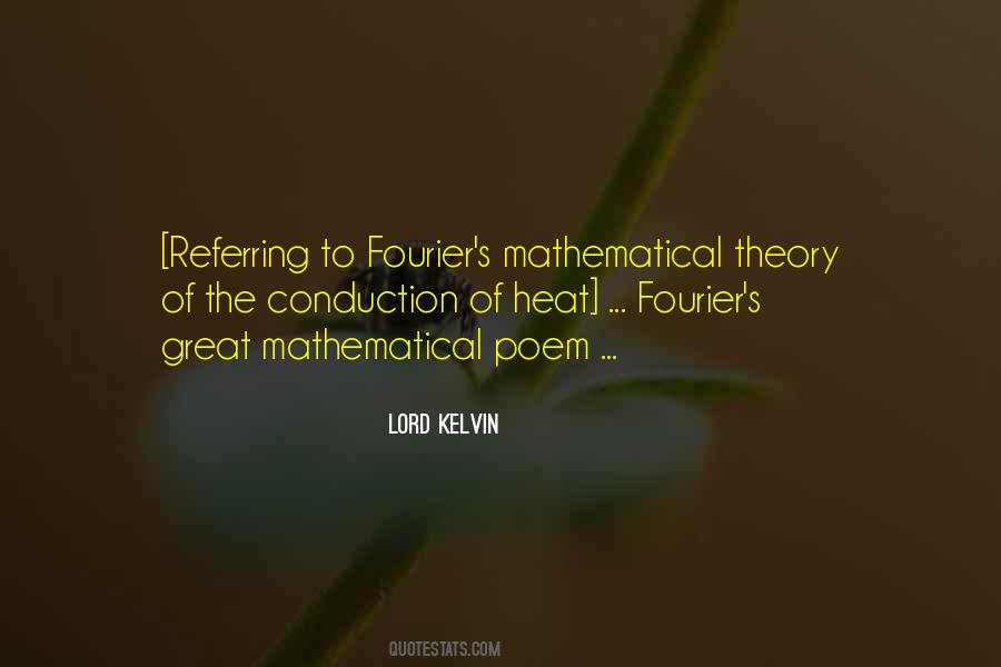 Lord Kelvin Quotes #1794297