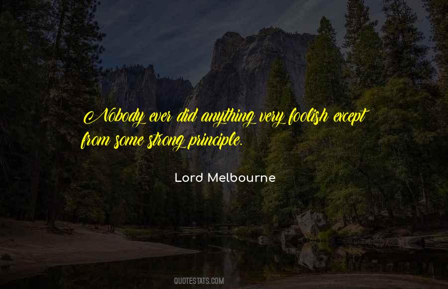 Lord Melbourne Quotes #1213016