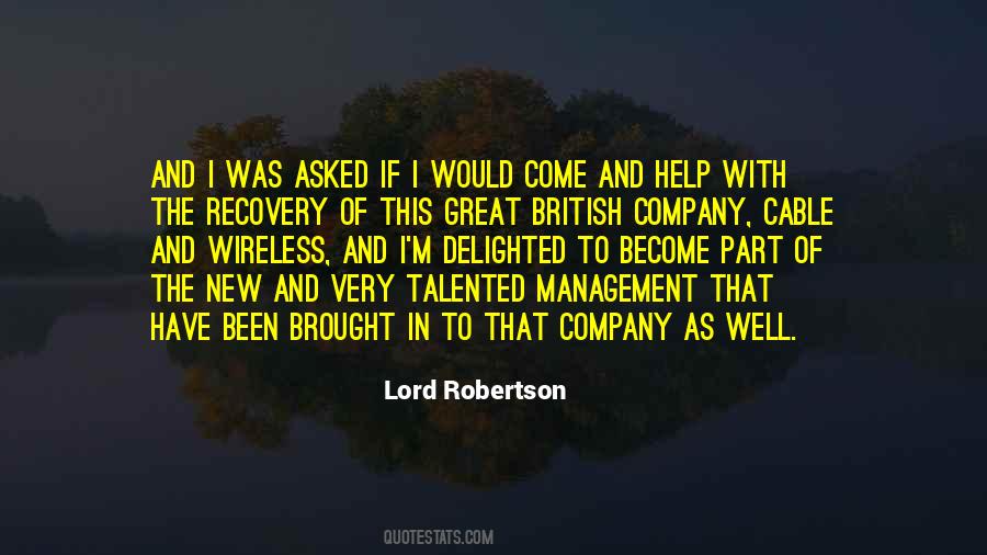 Lord Robertson Quotes #448272