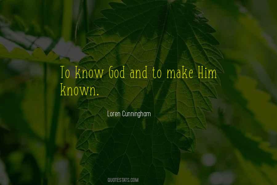 Loren Cunningham Quotes #1137394