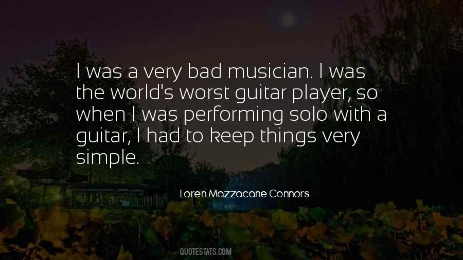 Loren Mazzacane Connors Quotes #245785 Loren Mazzacane Connors Quotes #245785