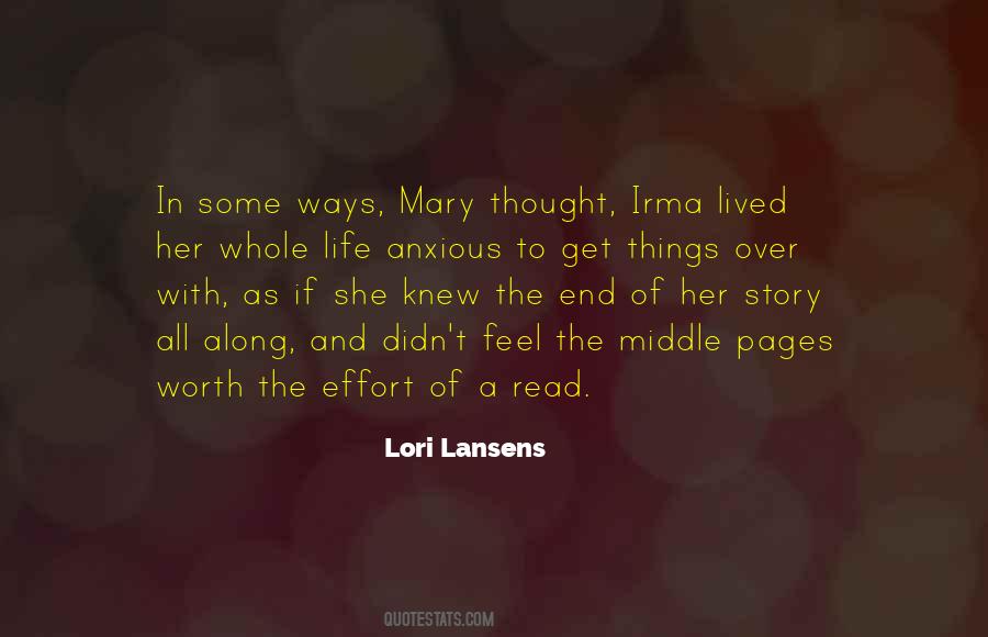 Lori Lansens Quotes #601311