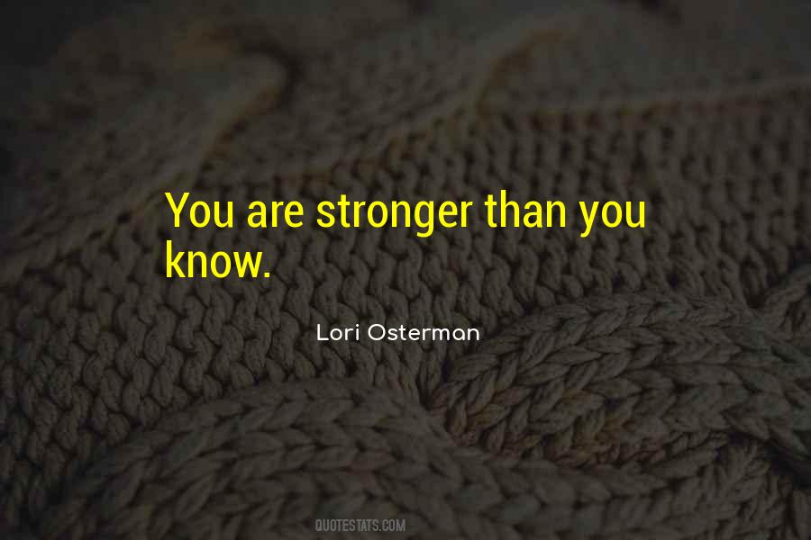 Lori Osterman Quotes #1379777