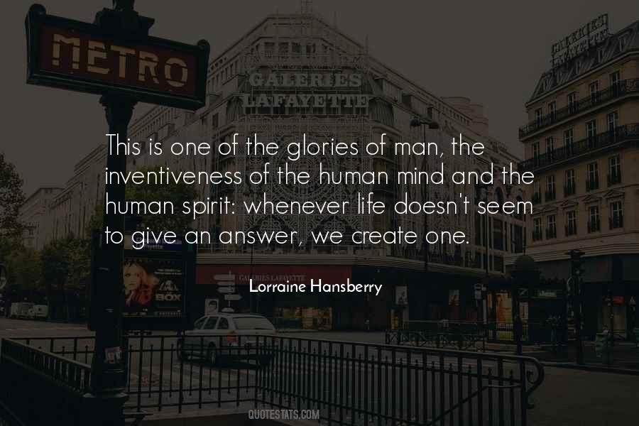 Lorraine Hansberry Quotes #1388069