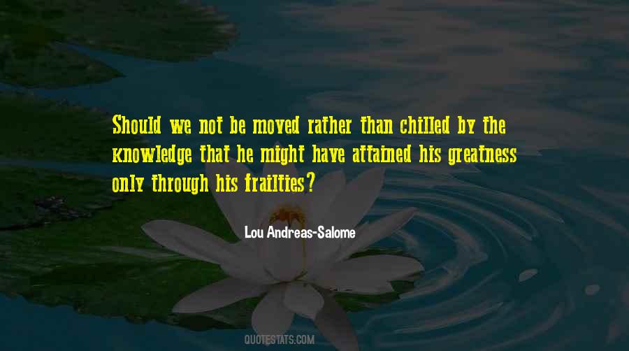 Lou Andreas-Salome Quotes #47276