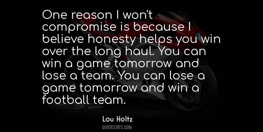 Lou Holtz Quotes #1238816