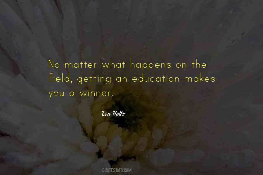 Lou Holtz Quotes #1244509