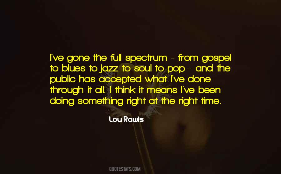 Lou Rawls Quotes #1242708