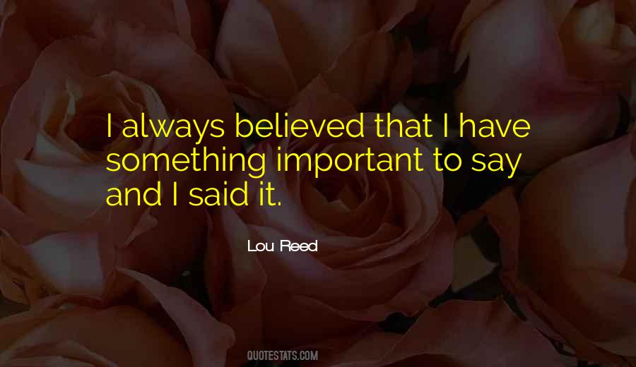 Lou Reed Quotes #1062495
