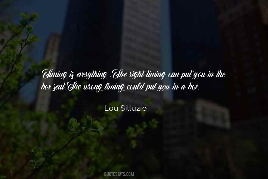 Lou Silluzio Quotes #1702485