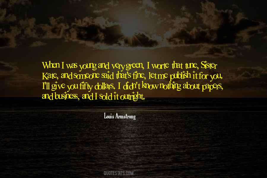 Louis Armstrong Quotes #758027