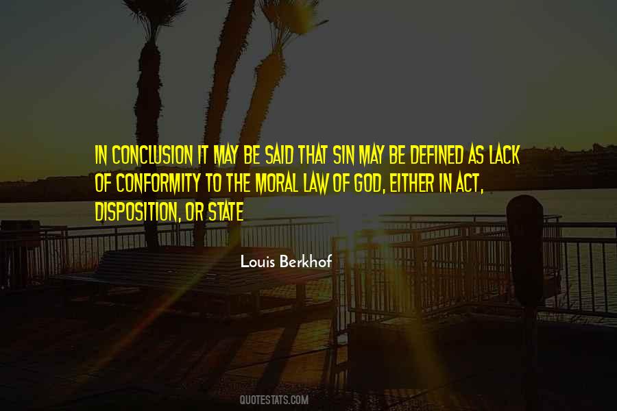 Louis Berkhof Quotes #13836