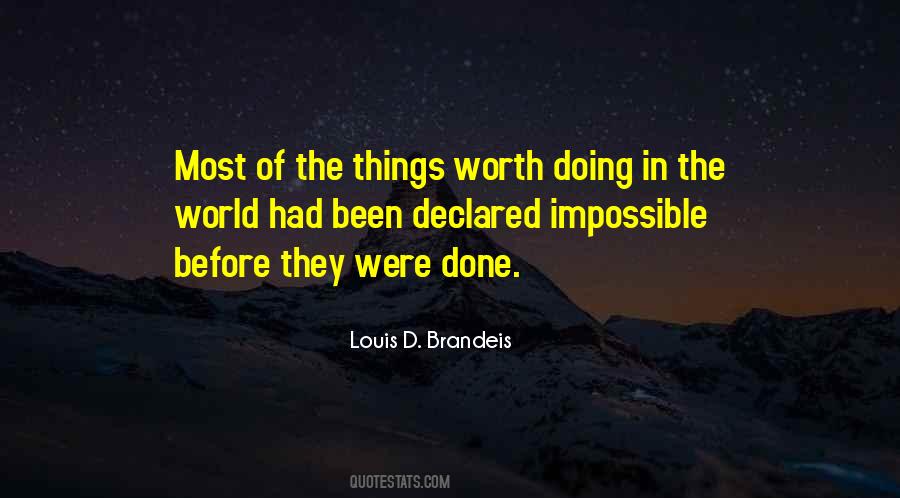 Louis D. Brandeis Quotes #366851