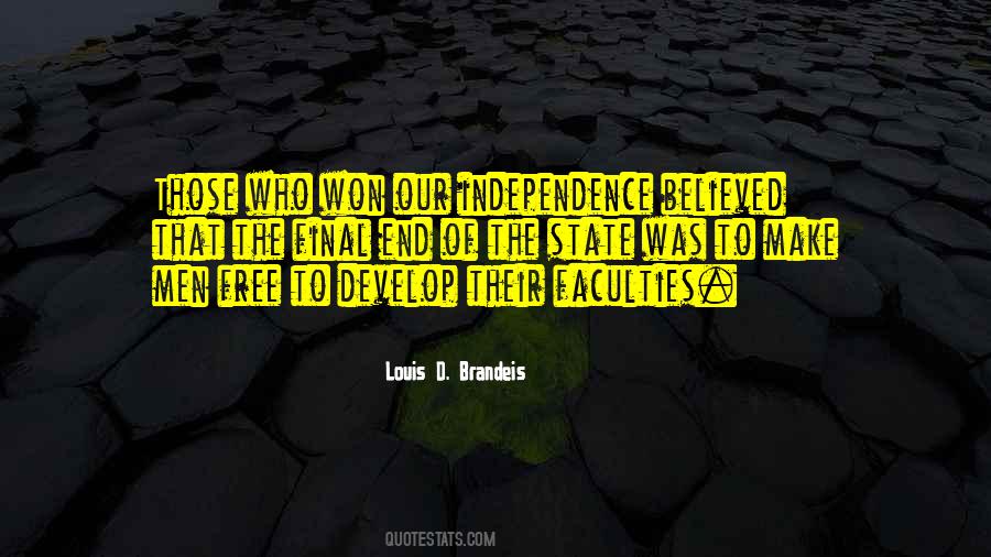 Louis D. Brandeis Quotes #970107