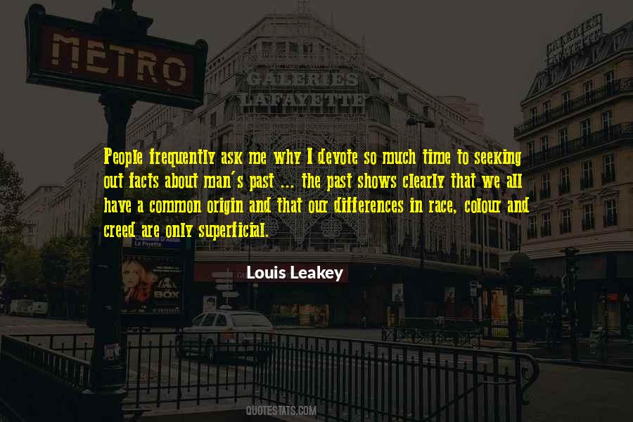 Louis Leakey Quotes #805031