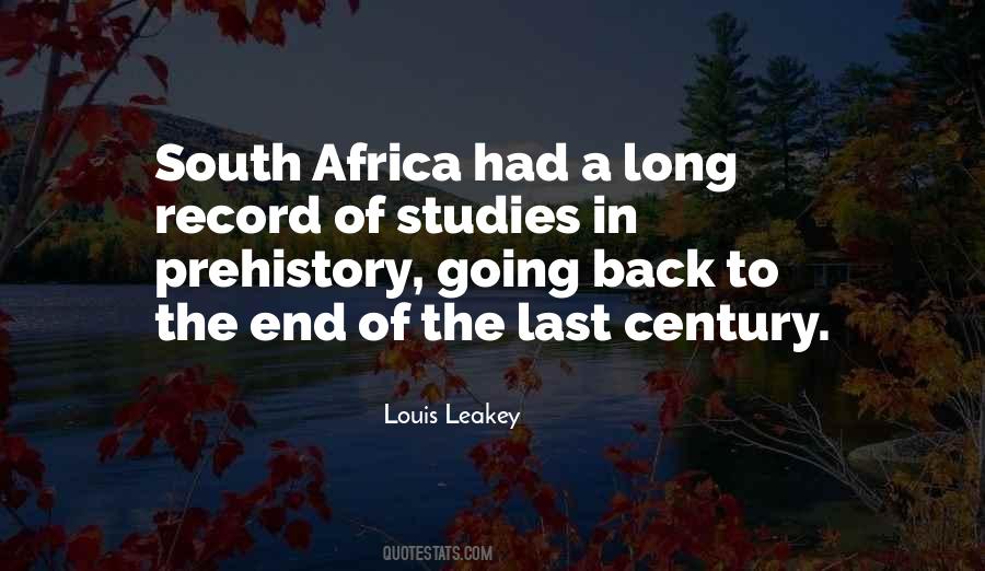 Louis Leakey Quotes #962988