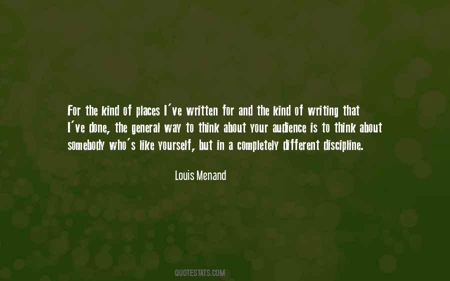 Louis Menand Quotes #355643