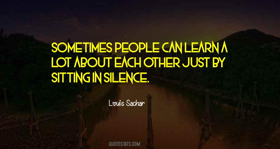 Louis Sachar Quotes #1271619