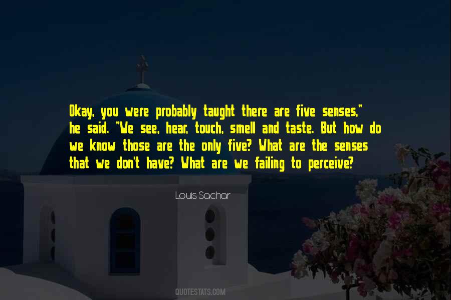 Louis Sachar Quotes #647669