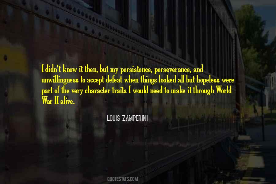 Louis Zamperini Quotes #1608288