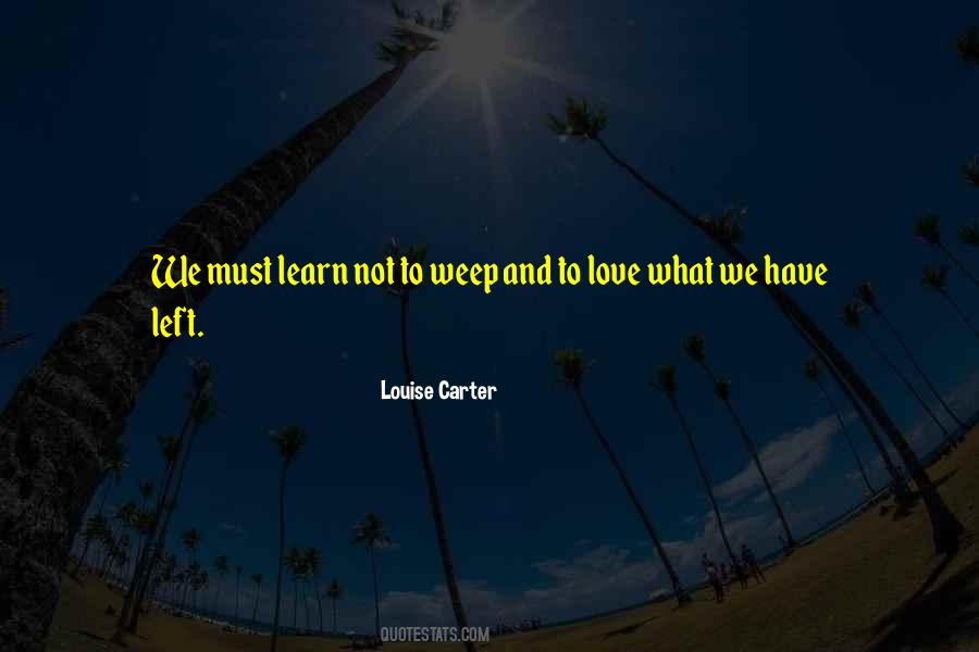 Louise Carter Quotes #325576