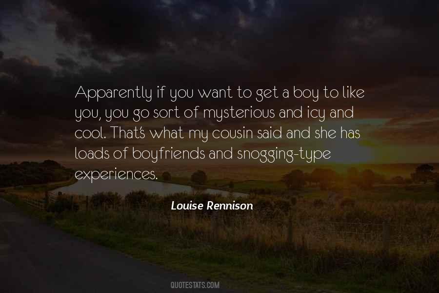 Louise Rennison Quotes #559058