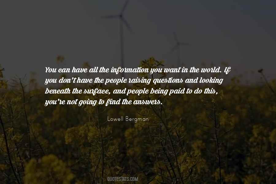 Lowell Bergman Quotes #1793612