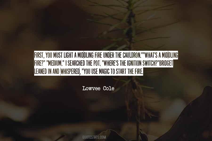 Lowvee Cole Quotes #1204057